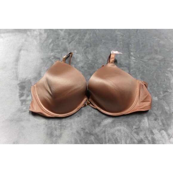 Victoria's Secret 38D Praline Very Sexy Rose Lace Lightly Lined Plunge Demi Bra - Picture 1 of 5